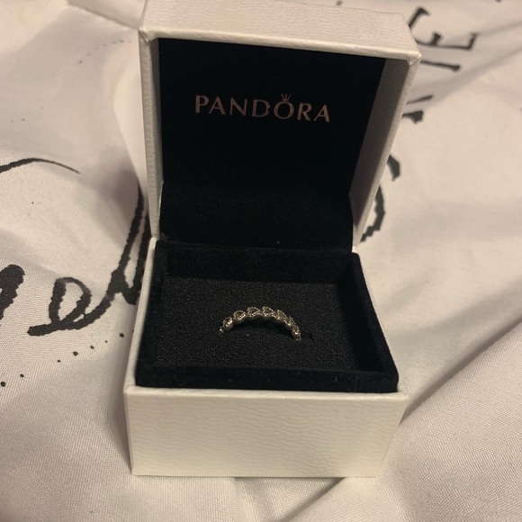 Pandora Jewelry - Pandora Band Of Hearts Ring Sterling Silver